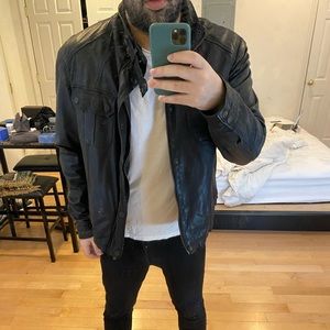 Ted baker leather jacket (real leather)